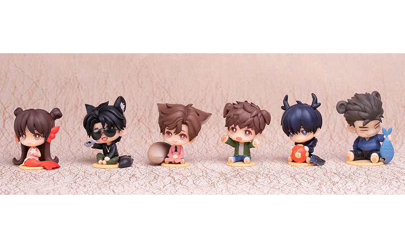 TIME RAIDERS Myethos Cute Animal Chibi Figure Series (set of 6)