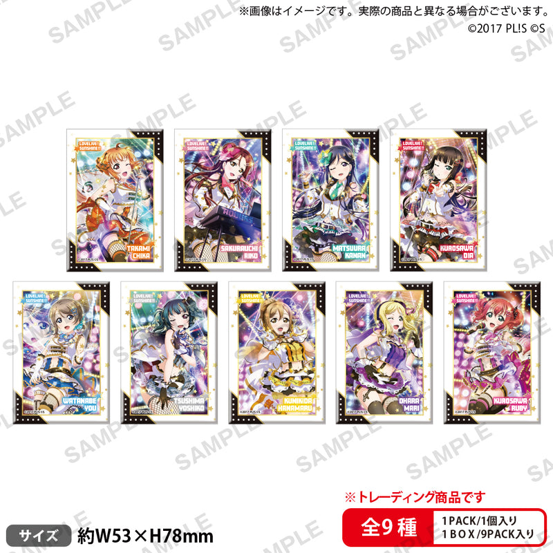 Love Live! School Idol Festival Bushiroad Creative Square Can Badge Collection Aqours Function Rock Ver.(1 Random)