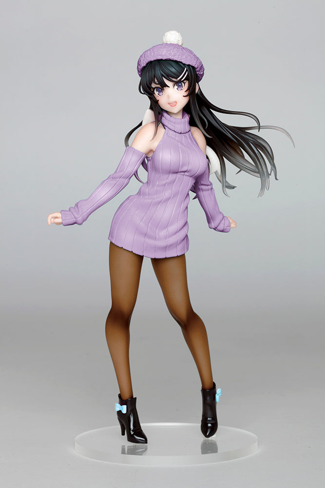 Rascal Does Not Dream of Bunny Girl Senpai TAITO Coreful Figure Mai Sakurajima Knit One-piece Ver. Renewal Edition