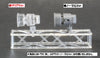 MODELING SUPPLY PLUM PLASTIC ACCESSORY02：LED STAGE LIGHT CLEAR Ver. (WHITE)