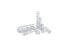 MODELING SUPPLY PLUM PLASTIC ACCESSORY01：TRUSS（SQUARE） CLEAR Ver.