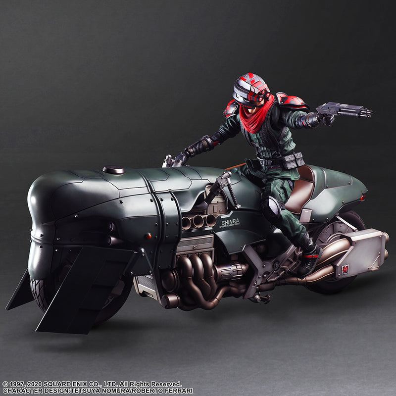 FINAL FANTASY VII REMAKE™ Square Enix PLAY ARTS KAI™ Action Figure SHINRA ELITE SECURITY OFFICER & MOTORCYCLE SET