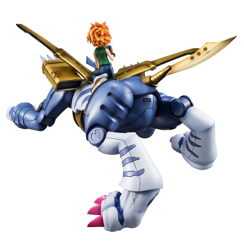 DIGIMON MEGAHOUSE GEM SERIES METAL GARURUMON & ISHIDA YAMATO