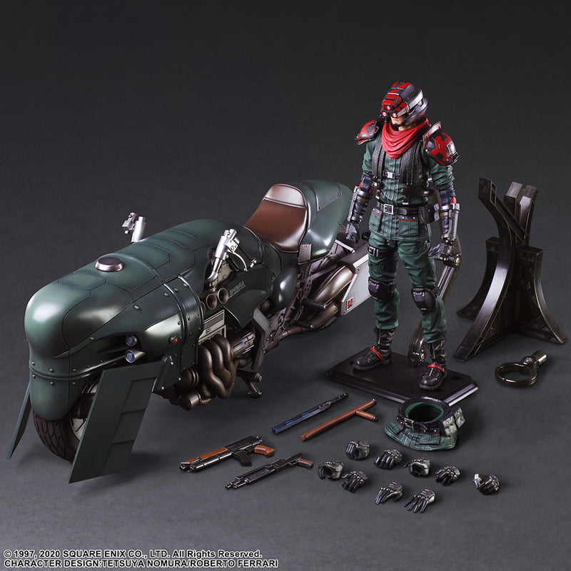 FINAL FANTASY VII REMAKE™ Square Enix PLAY ARTS KAI™ Action Figure SHINRA ELITE SECURITY OFFICER & MOTORCYCLE SET