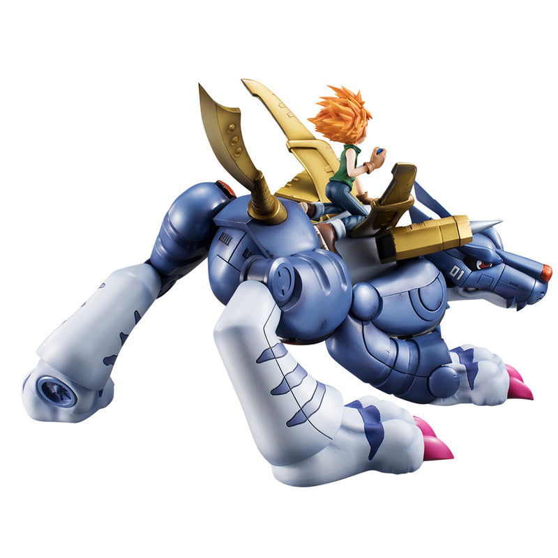 DIGIMON MEGAHOUSE GEM SERIES METAL GARURUMON & ISHIDA YAMATO