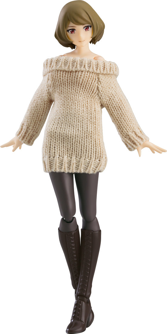 574 figma Styles figma Female Body (Chiaki) with Off-the-Shoulder Sweater Dress