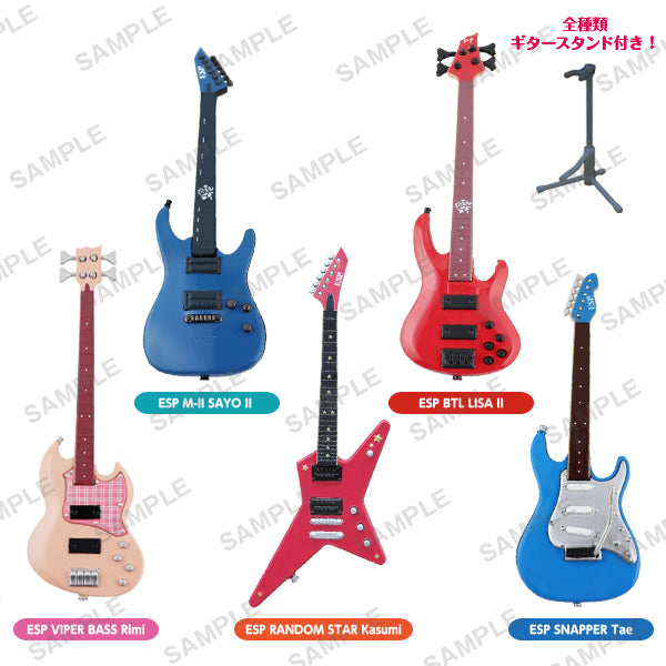 Bang Dream! Bushiroad CreativeTrading ESP×Bang Dream! Guitar & Bass Collection Figures (1 Random Blind Box)