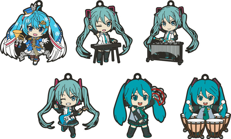 Character Vocal Series 01: Hatsune Miku Good Smile Company【Trading】Hatsune Miku Nendoroid Plus Collectible Keychains: Band together 03 (Set of 6 Characters)