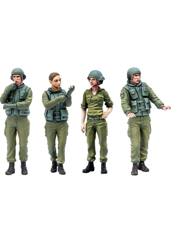 PLAMAX 35-01-02: Israel Defense Forces Tank Crew Set #1