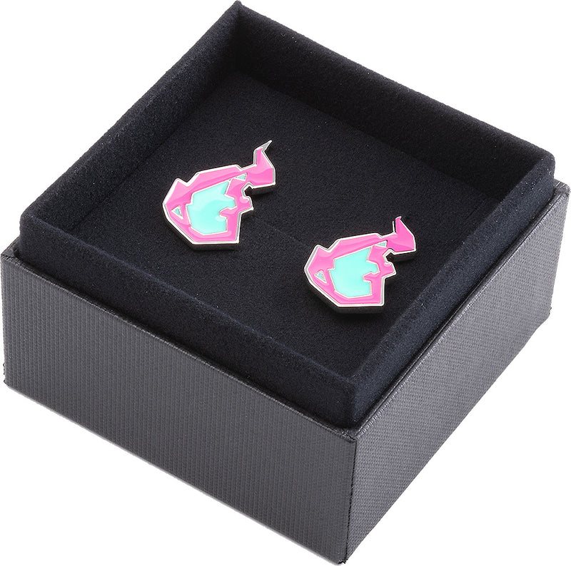 PROMARE ORANGE ROUGE Burnish Flare Clip-On Earrings