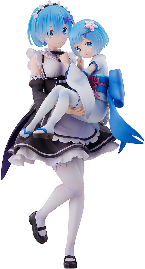 Re:ZERO -Starting Life in Another World- SEGA Figure Rem & Childhood Rem