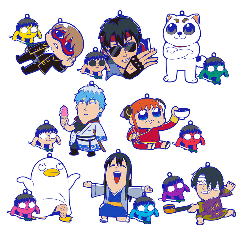 GINTAMA MEGAHOUSE OKAWABUKUBU OSYANTY♡RUBBER MASCOT (1 Random Blind Box)