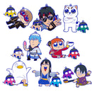 GINTAMA MEGAHOUSE OKAWABUKUBU OSYANTY♡RUBBER MASCOT (Box of 8 Blind Boxes)