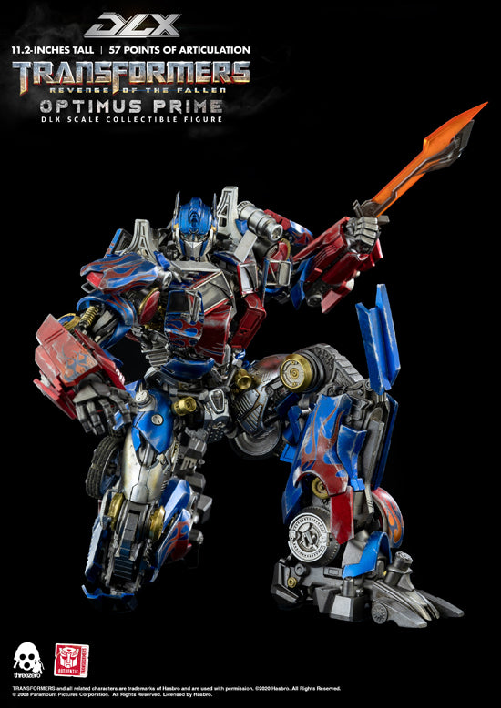 Transformers: Revenge of the Fallen Hasbro x ThreeA DLX Optimus Prime