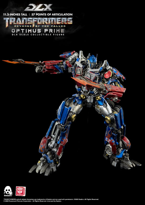 Transformers: Revenge of the Fallen Hasbro x ThreeA DLX Optimus Prime