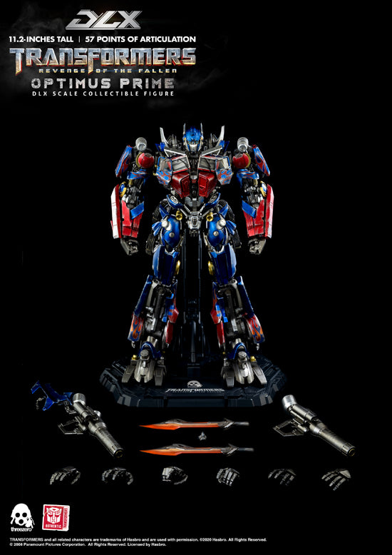 Transformers: Revenge of the Fallen Hasbro x ThreeA DLX Optimus Prime