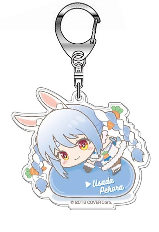 Hololive Bandai Acrylic Key Chain Hug Meets Vol.3 01 Usada Pekora AK