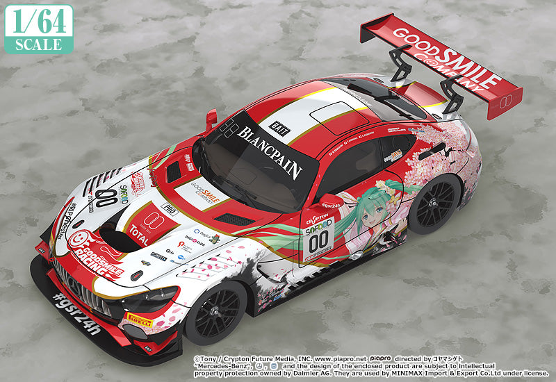 Hatsune Miku GT Project GOODSMILE RACING 1/64 Scale Good Smile Hatsune Miku AMG 2017 SPA24H Ver.