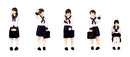 1/80th scale Super Mini Figure PLUM 1/80th scale Super Mini Figure1 -The Sailor School Uniform Of That Day-