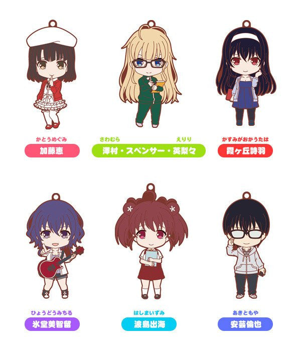 Saekano: How to Raise a Boring Girlfriend ♭ Nendoroid Plus Collectible Rubber Straps (Set of 6 Characters)