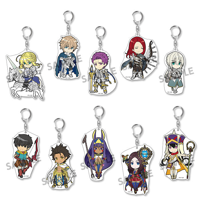 Fate/Grand Order HOBBY STOCK Pikuriru! Fate/Grand Order Trading Acrylic Keychain vol.6 (Set of 10 Characters)