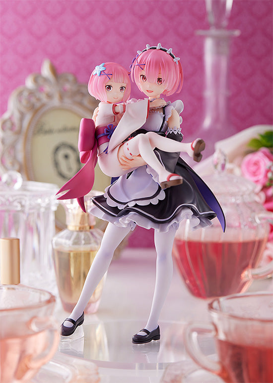 Re:ZERO -Starting Life in Another World- SEGA Figure Ram & Childhood Ram