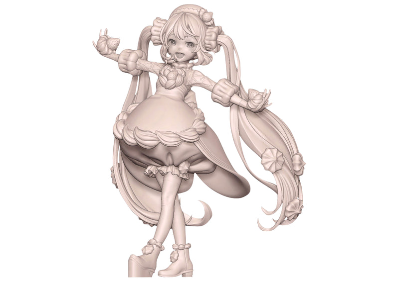 Hatsune Miku FURYU Corporation Sweet tea time figure Hatsune Miku・strawberry short