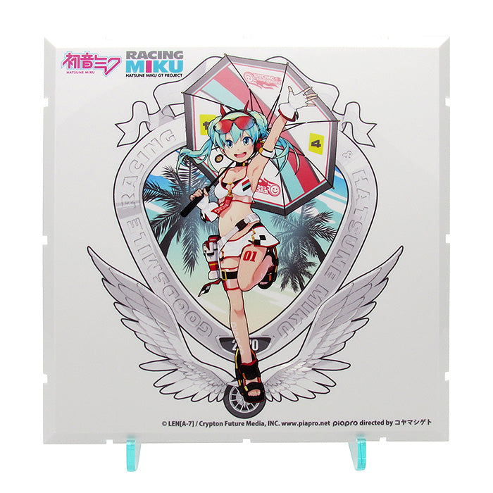 Dioramansion 150 PLM Racing Miku Pit 2020 Optional Panel Tropical Ver.