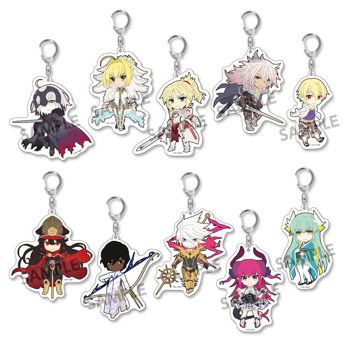 Fate/Grand Order HOBBY STOCK Pikuriru! Fate/Grand Order Trading Acrylic Keychain vol.3 (Set of 10 Characters) (4th-run)