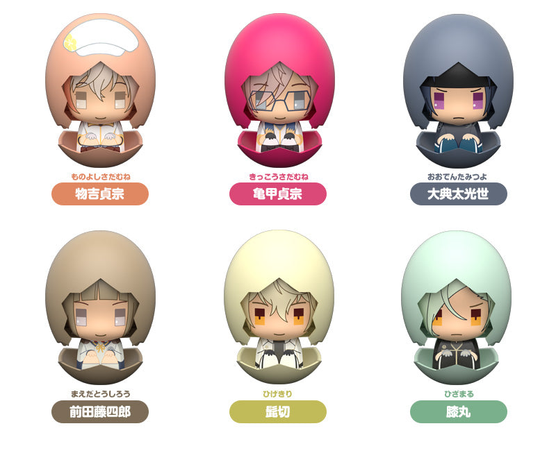 Zoku Touken Ranbu -Hanamaru- ORANGE ROUGE Piyokuru: Zoku Touken Ranbu -Hanamaru- 02 (Set of 6 Characters)