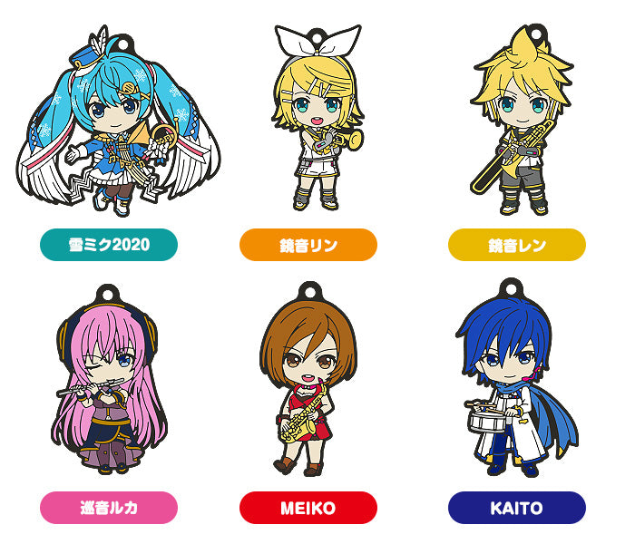 Character Vocaloid Series01 Hatsune Miku Good Smile Company [Trading] Hatsune Miku Nendoroid Plus Rubber Keychain Band Together Vol.2 (1 Random Blind Box)