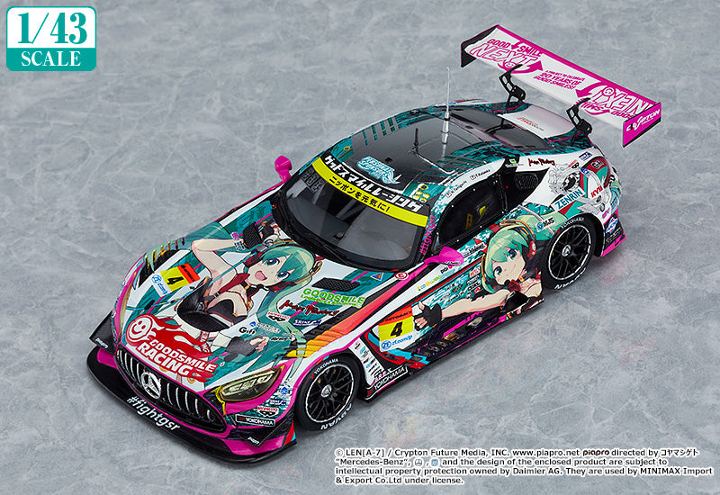 Hatsune Miku GT Project GOODSMILE RACING 1/43rd Scale Good Smile Hatsune Miku AMG 2020 SUPER GT Okayama Test Ver.