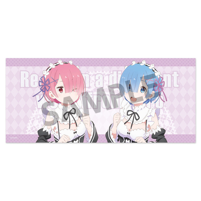 Re:ZERO -Starting Life in Another World- HOBBY STOCK Re:ZERO -Starting Life in Another World-  Microfiber Towel Rem&Ram Maid ver.