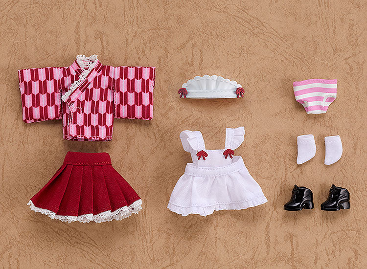 Nendoroid Doll Good Smile Company Nendoroid Doll: Outfit Set (Japanese-Style Maid - Pink)