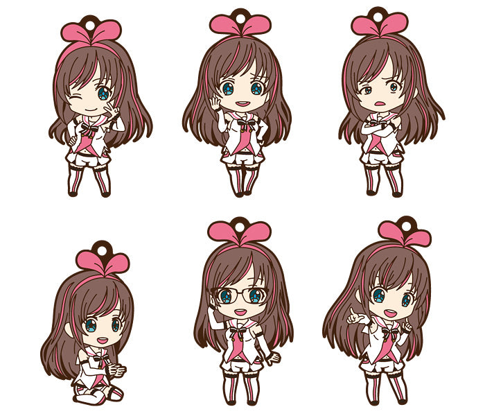 Kizuna AI Good Smile Company Nendoroid Plus Collectible Keychains (Set of 6 Characters)
