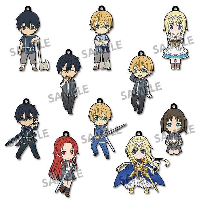 SWORD ART ONLINE ALICIZATION HOBBY STOCK Pikuriru! SWORD ART ONLINE ALICIZATION Trading Rubber Strap (1 Random Blind Box)