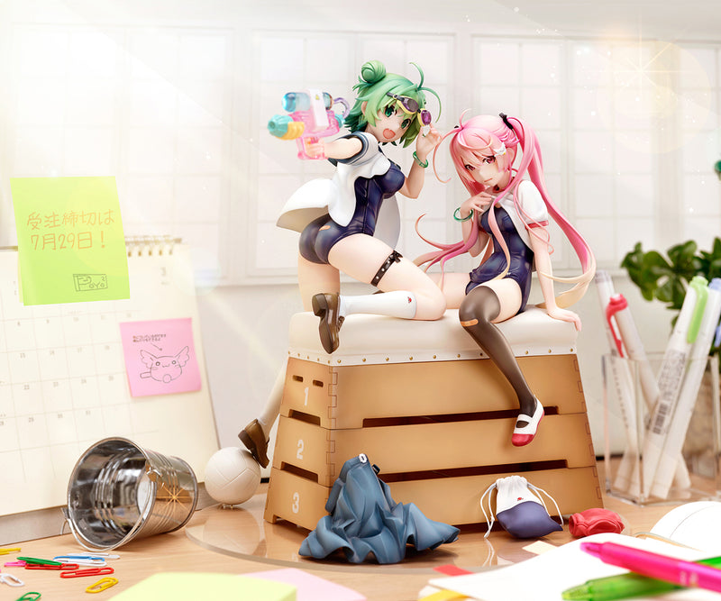 Poyoyon Rock Original Character native Midori & Pink Sukumizu