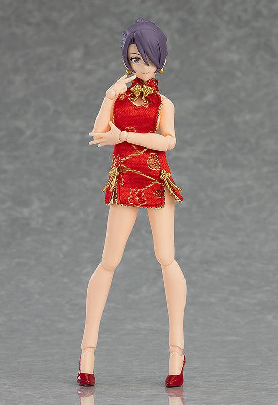 569 figma Styles figma Female Body (Mika) with Mini Skirt Chinese Dress Outfit