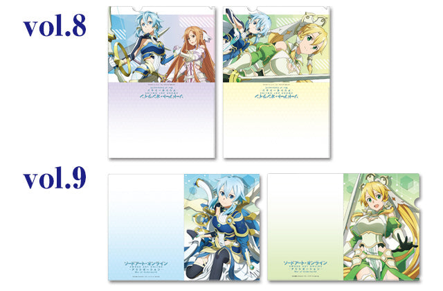 SWORD ART ONLINE ALICIZATION HOBBY STOCK Clear Document Folder Set vol.8&vol.9