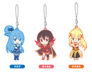 KONO SUBARASHII SEKAI NI SYUKUFUKU WO! 2 Nendoroid Plus KONO SUBARASHII SEKAI NI SYUKUFUKU WO! 2 Rubber Strap Set: Aqua, Megumin & Darkness 2