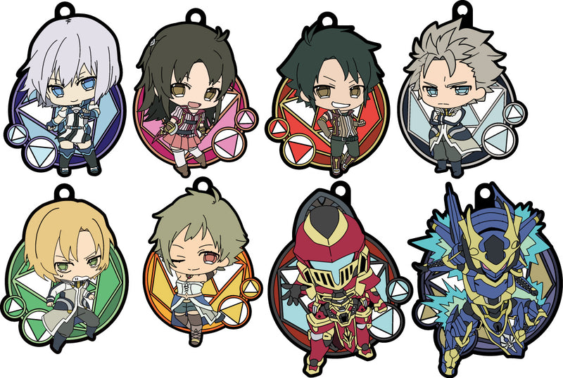 Knight's & Magic Genco Rubber Strap Collection (Set of 8 Characters)