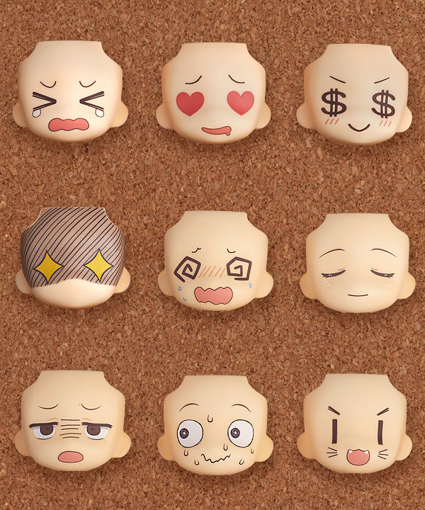 Nendoroid More GOOD SMILE COMPANY Face Swap 01 & 02 Selection (Set of 9 faces)