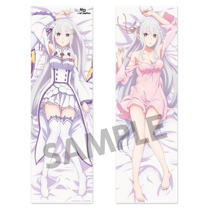 Re:ZERO -Starting Life in Another World- HOBBY STOCK Body Pillow Cover Emilia DAKIMAKURA　