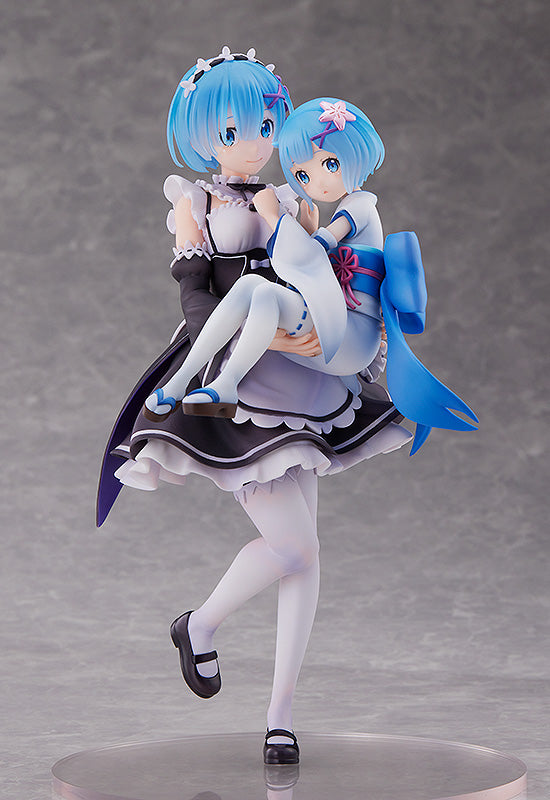 Re:ZERO -Starting Life in Another World- SEGA Figure Rem & Childhood Rem