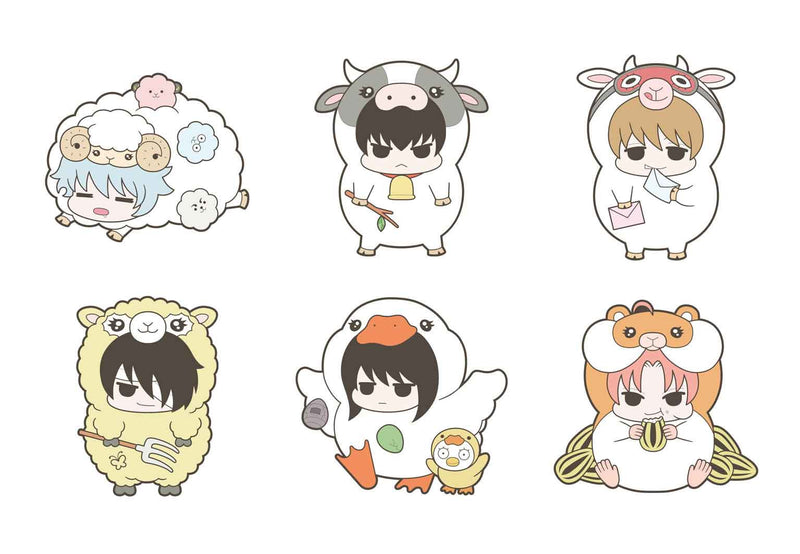 GINTAMA MEGAHOUSE RUBBER MASCOT PRINCE OF HATA LOVE & PIECE FARM (1 Random Blind Box)