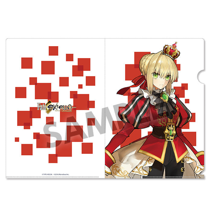 Fate/EXTELLA HOBBY STOCK Clear Document Folder vol.2 Nero Claudius