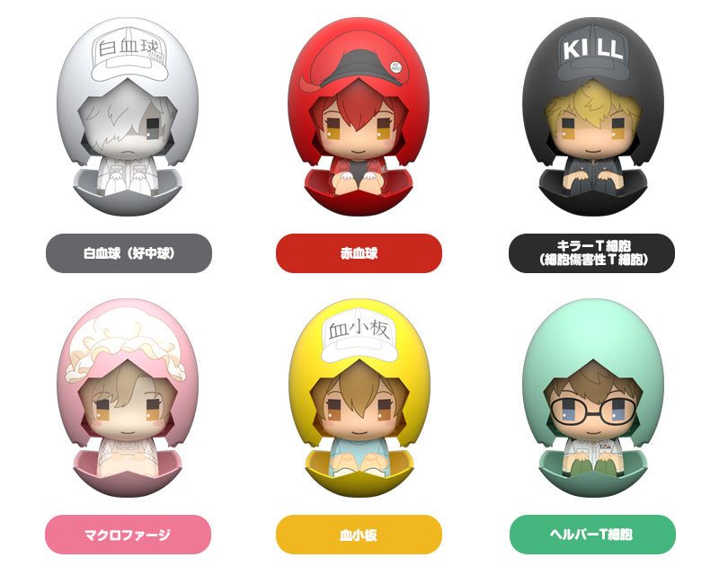 Cells at Work! GOOD SMILE COMPANY Piyokuru: Cells at Work! 01 (Set of 6 Characters)