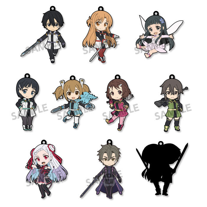 Sword Art Online The Movie – Ordinal Scale – HOBBY STOCK Pikuriru! Trading Rubber Strap (Box Set of 10 Characters)