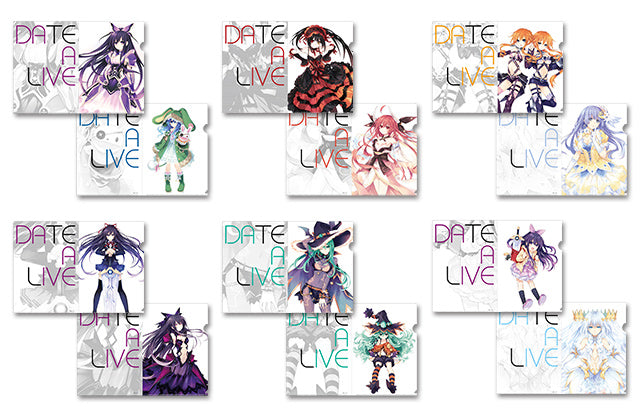 Date a Live HOBBY STOCK Date a Live Clear Document Folder Set: Type 7～12