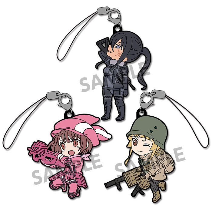 Sword Art Online Alternative Gun Gale Online HOBBY STOCK  Pikuriru! Sword Art Online Alternative Gun Gale Online Rubber Strap Set